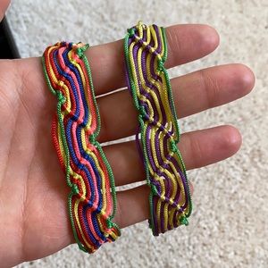 Bundle of 2 brand new string bracelets